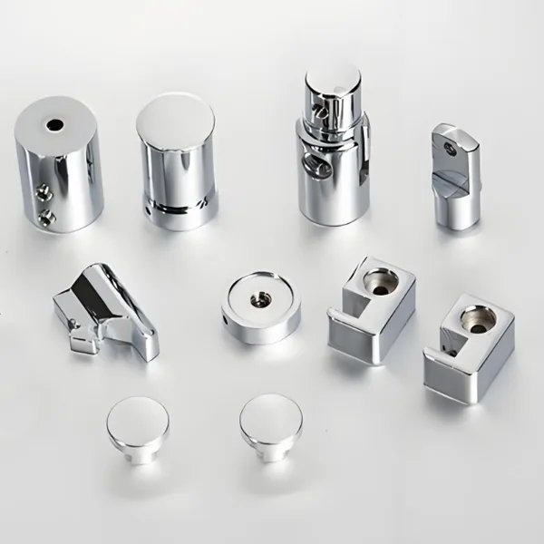 Verteiler von Duschteilen