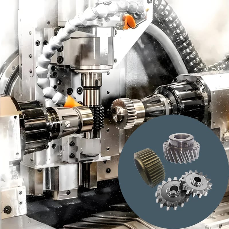 china machining metal parts Gear Hobbing provider