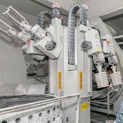 Wachsausschmelzverfahren Schalenherstellung