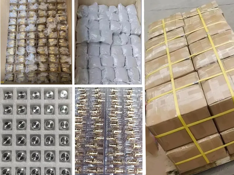 Verpackung von Metallteilen