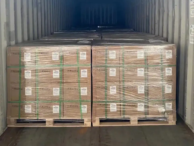 Transport von Metallteilen