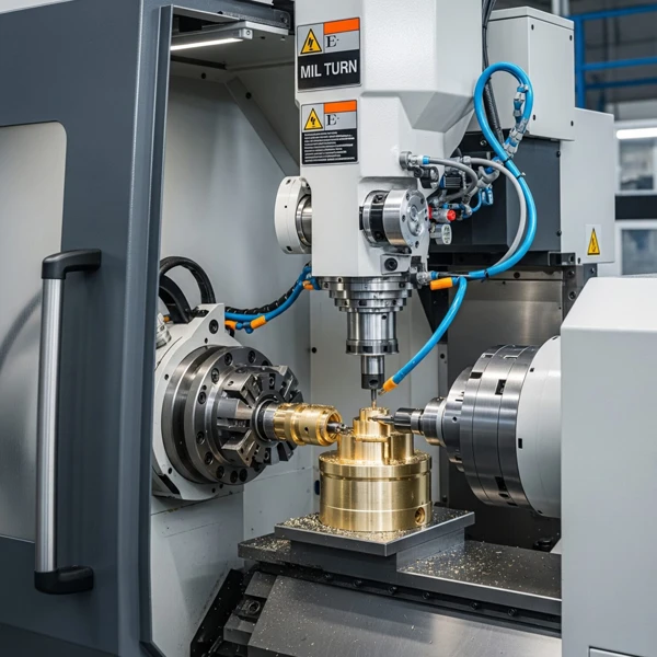 CNC Milling brass