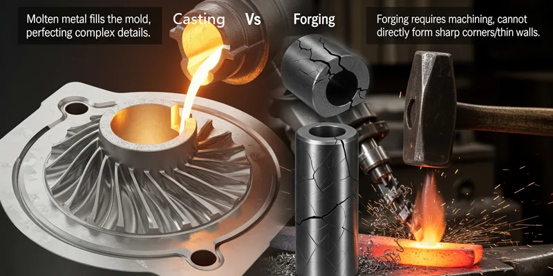 Castings vs Forgings Castings vs Forgings