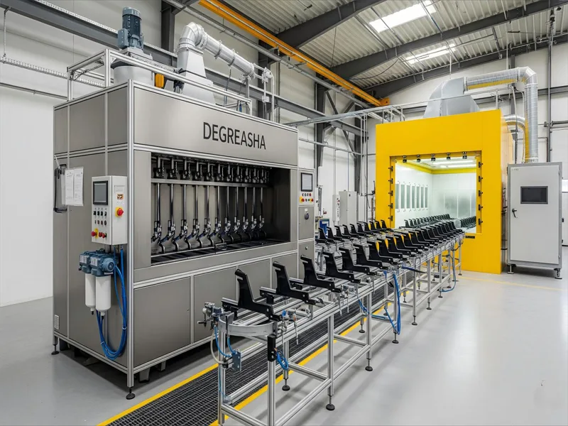 Degreasing systems for powder coating Degreasing systems for powder coating