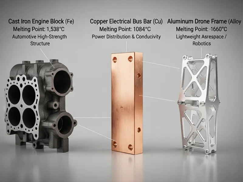 Industrial Applications of Metal Melting Points Industrial Applications of Metal Melting Points