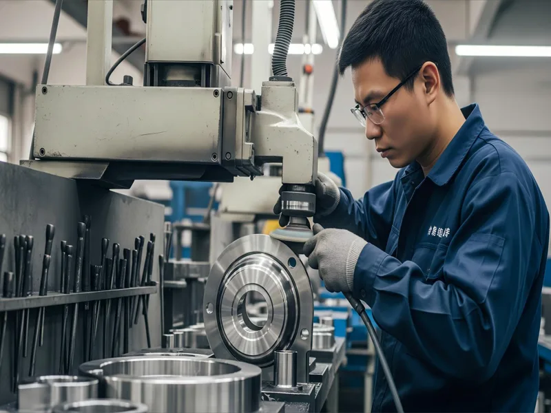 Mechanical stainless steel polishing