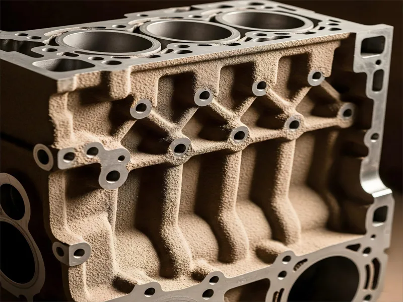 Sand casting auto cylinder parts Sand casting auto cylinder part