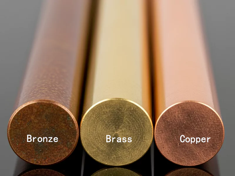 Brass vs Bronze vs Coppe