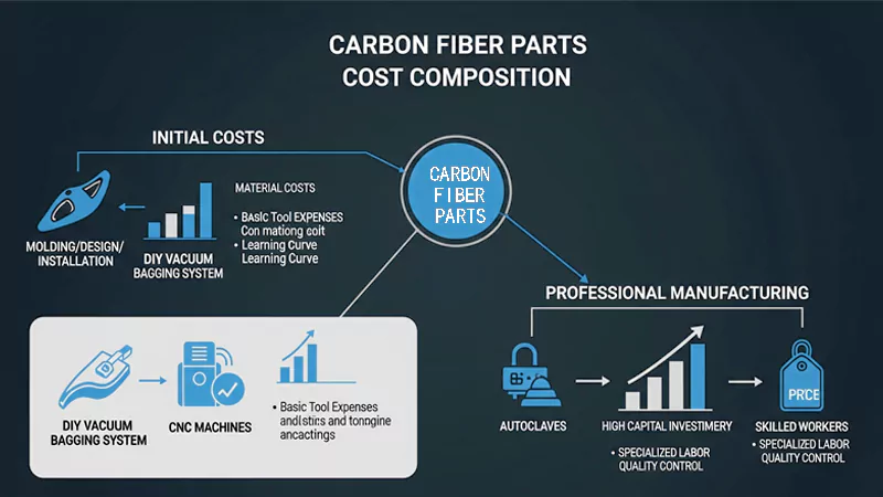 CARBON FIBER PARTS cost composition CARBON FIBER PARTS cost composition