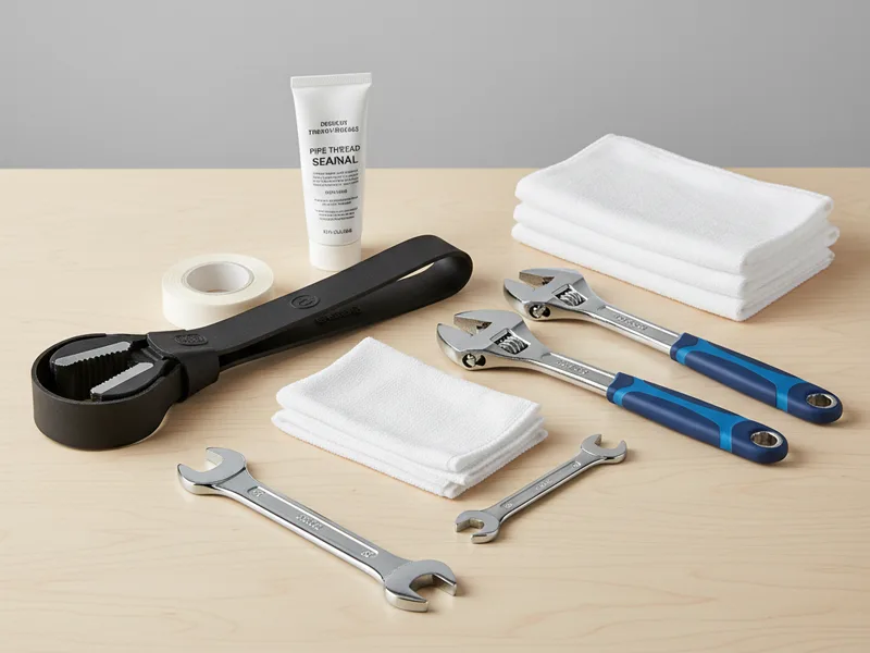Chrome plated brass installation tools Chrome-plated brass installation tools