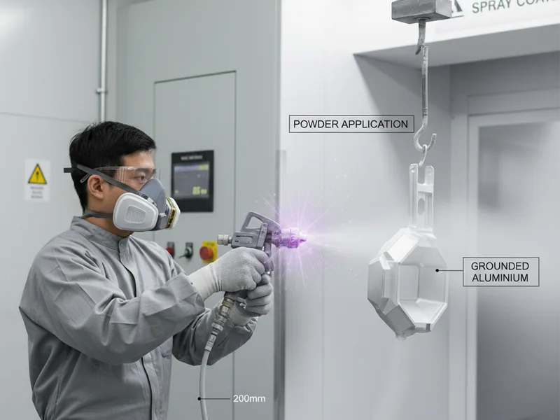 Electrostatic spray process Electrostatic spray process