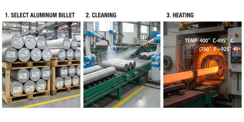 Extrusion process preparation Extrusion process preparation