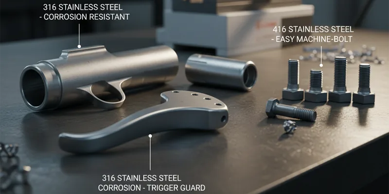 Firearms and precision parts Firearms and precision parts