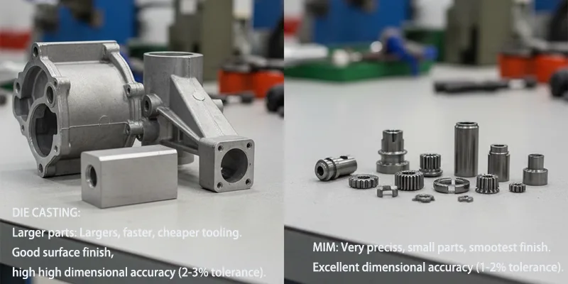 MIM vs. Die Casting MIM vs. Die Casting