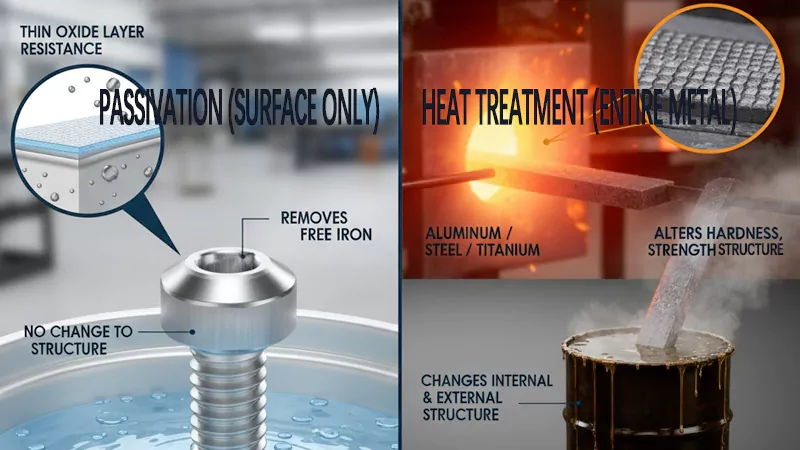 Passivation vs. Heat Treatment