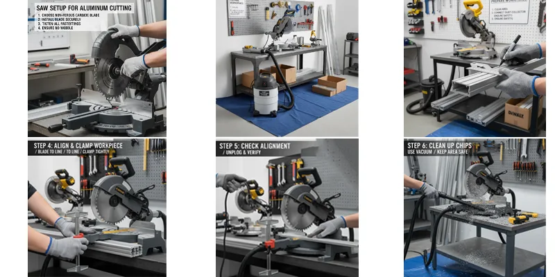 Set Up Saw and Blade Set Up Saw and Blade