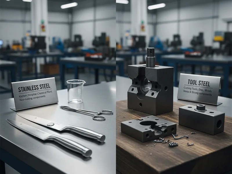 Stainless or Tool Steel Stainless or Tool Steel