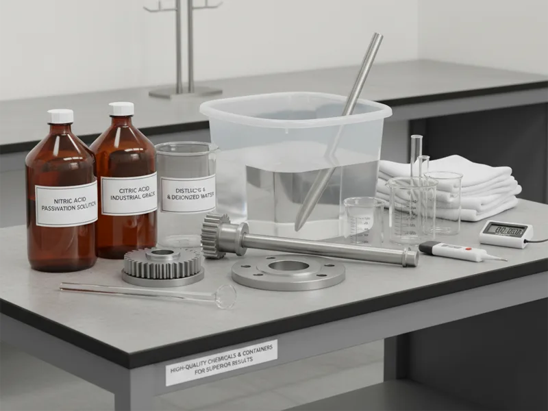 Stainless steel passivation materials Stainless steel passivation materials