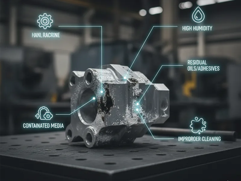 Surface Contamination and White Residue Surface Contamination and White Residue