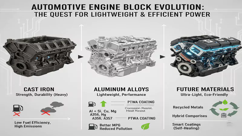 Trend of engine cylinder block Trend of engine cylinder block