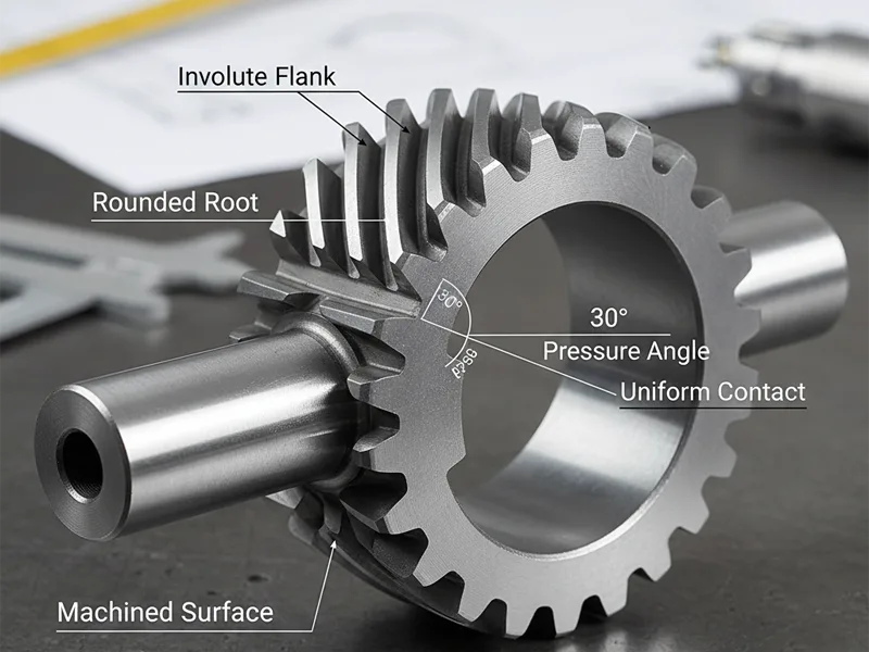 Involute Spline Teeth Involute Spline Teeth