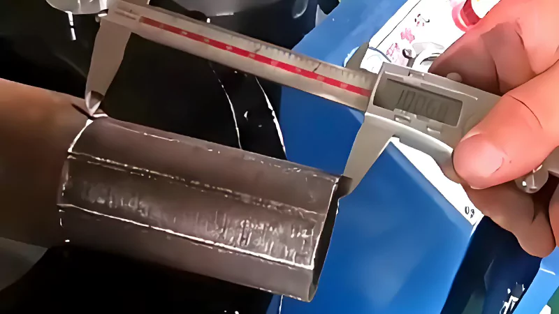 Pipe diameter reduction detection