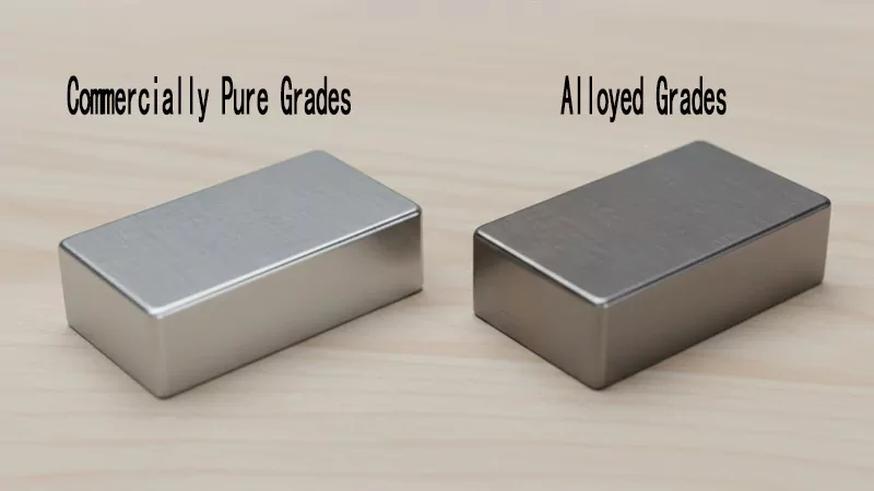 Titanium is classified by grade Titanium is classified by grade