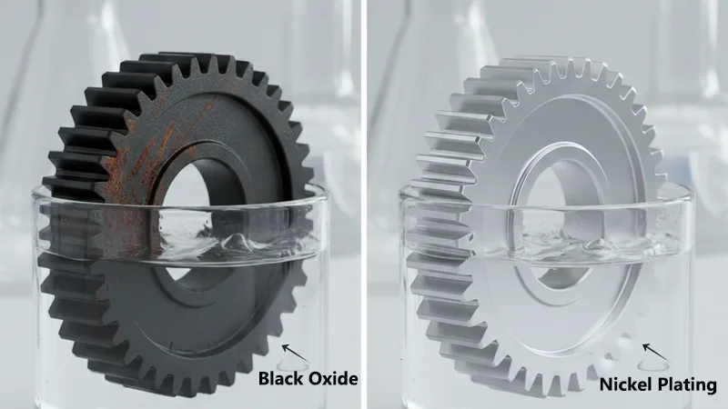 Black Oxide vs. Nickel Plating Black Oxide vs. Nickel Plating