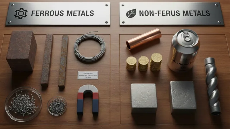 Ferrous VS Nonferrous Metals
