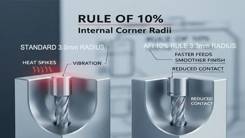Internal Corner Radii Internal Corner Radii