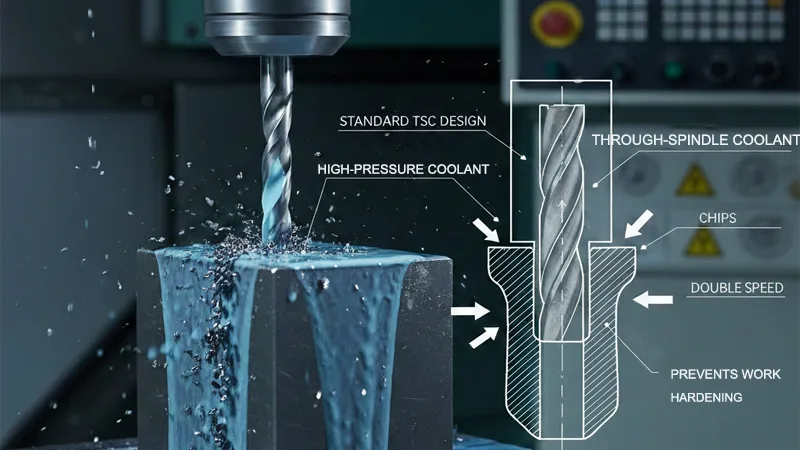 Leverage Through-Spindle Coolant (TSC) Designs
