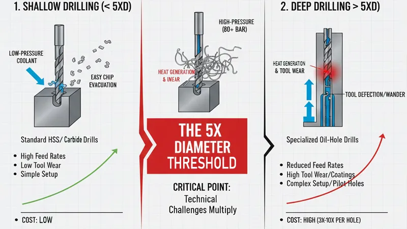 The Five Times Diameter Threshold