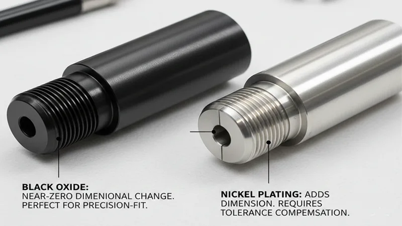 black oxide VS nickel plating Material Compatibility black oxide VS nickel plating Material Compatibility