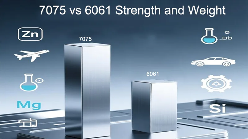 6061 vs 7075 Performance Comparison 6061 vs 7075 Performance Comparison