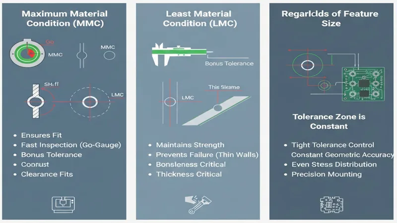 Material Condition Modifiers in GD&T