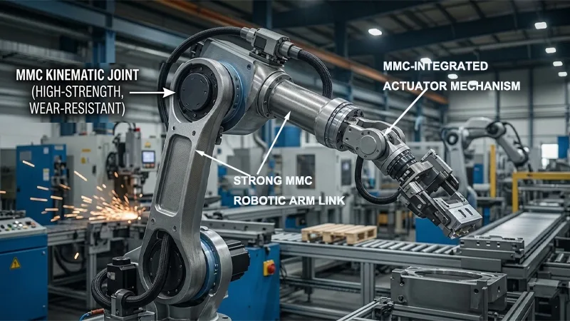 Applications of metal matrix composite industrial equipment