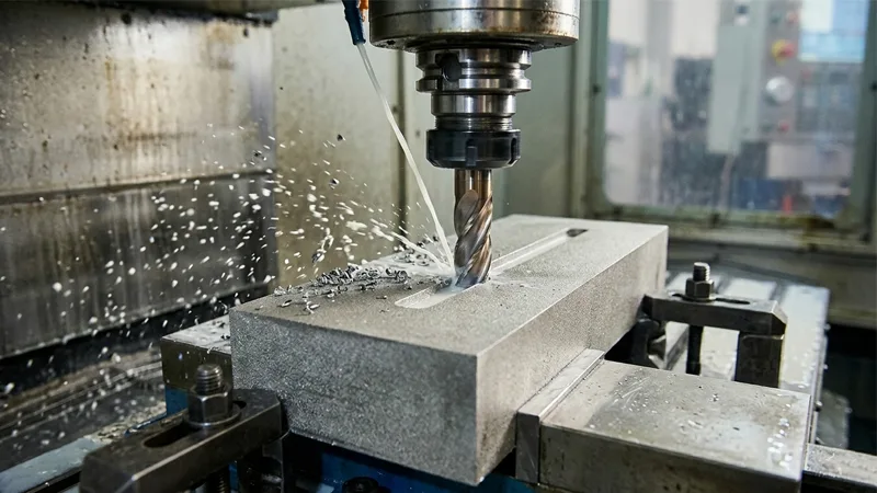 CNC machining of metal matrix composites
