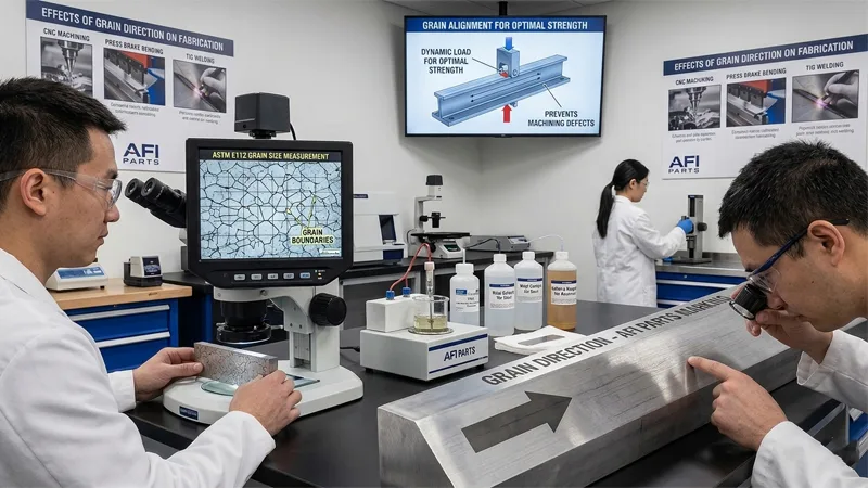 Identifying Grain in Custom Metal Parts Identifying Grain in Custom Metal Parts