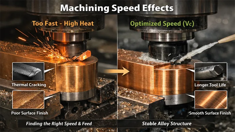 Machining Speed Effects