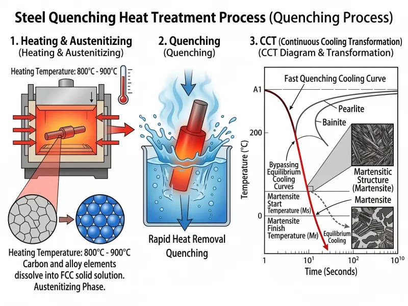 custom metal parts quenching