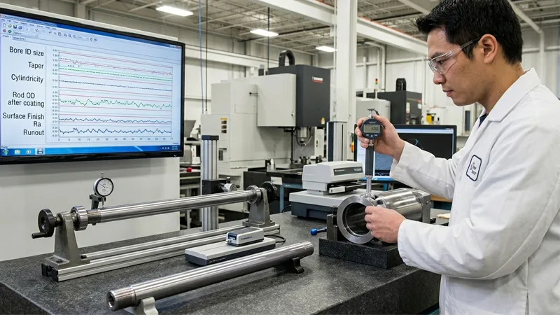 Hydraulic cylinder parts quality