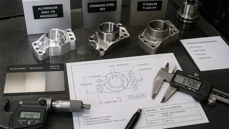 Material-driven capability and finish