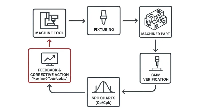 SPC, Cp，Cpk, and corrective action loops