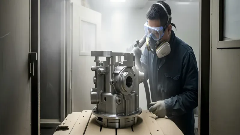 Sandblasting Process  
