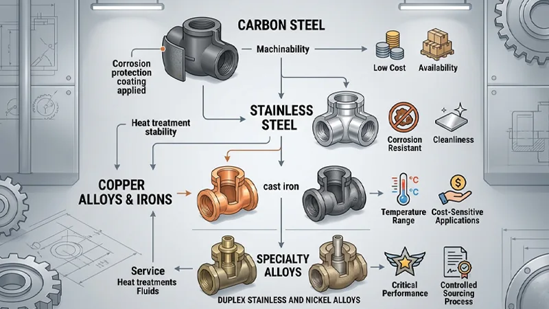 valve housing Materials and corrosion 