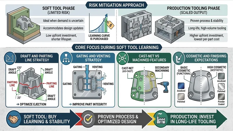 Soft tool to production