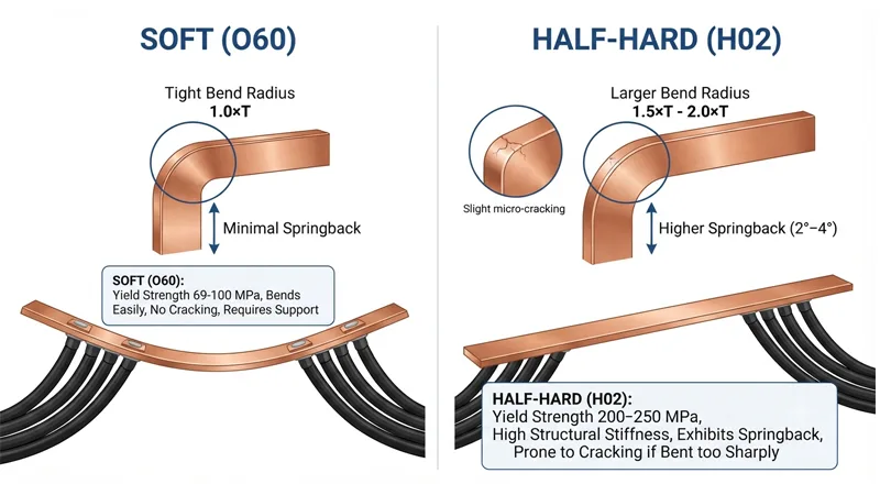Soft O60 vs. Half Hard H02 Soft (O60) vs. Half-Hard (H02)