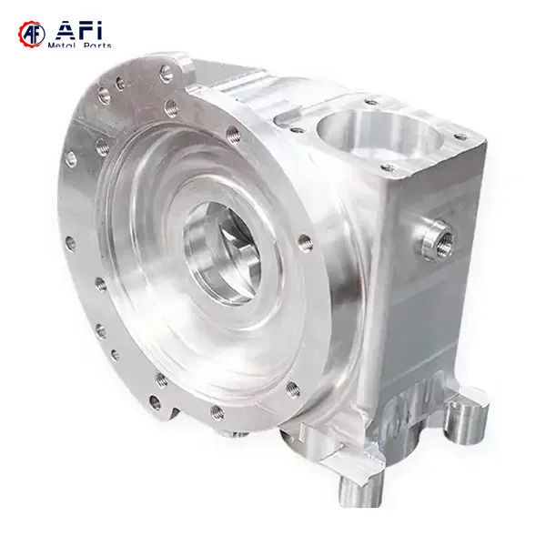 Complex aluminum enclosure manufactured by 5-axis CNC milling services