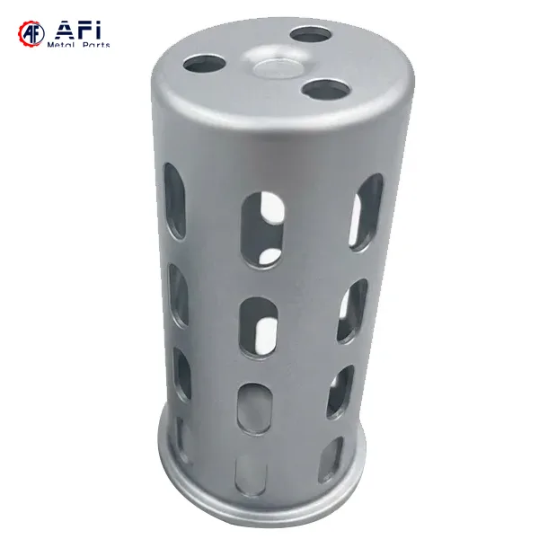 Deep drawn aluminum enclosure manufactured by OEM electronic metal stamping and sheet metal forming processes