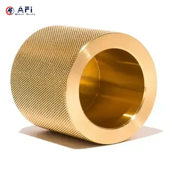 Custom brass CNC turned fitting manufactured with mill-turn live tooling